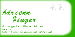 adrienn hinger business card